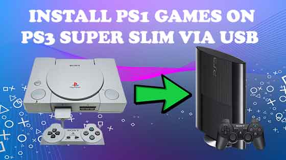 Install PS1 games on PS3