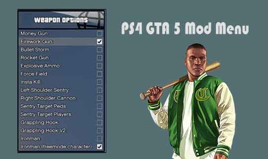 PS4 GTA 5 Mod Menu
