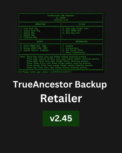 TrueAncestor Backup Retailer