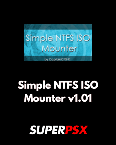 Simple NTFS ISO Mounter